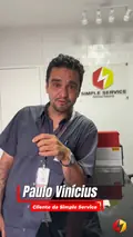 Paulo Vinícius, cliente da Simple Service